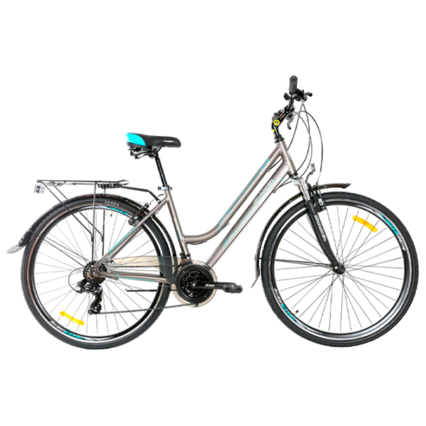 Bicicletă Crosser CITY 700C 28" 18" Aluminiu/ Turquoise Gray photo 1 Bicicletă Crosser CITY 700C 28" 18" Aluminiu/ Turquoise Gray photo 1