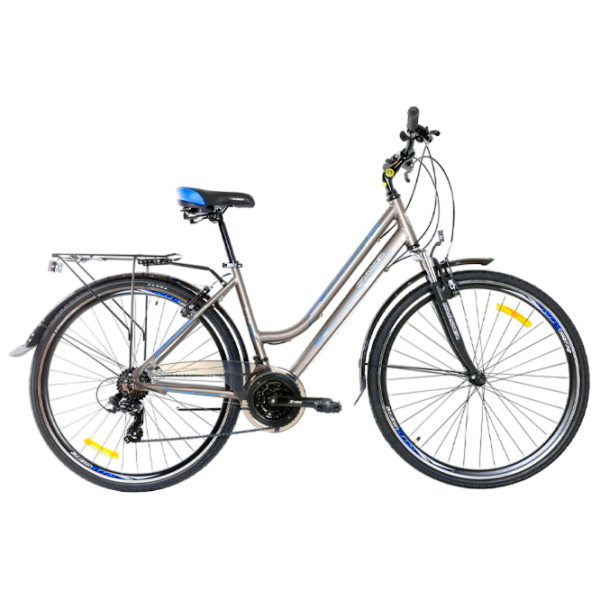 Велосипед Crosser CITY 700C 28" 18" Алюминий/ Синий Серый photo 1 Велосипед Crosser CITY 700C 28" 18" Алюминий/ Синий Серый photo 1