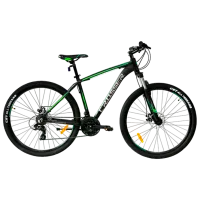 Велосипед Crosser INSPIRON 29" 21" Алюминий/ Зелёный Черный