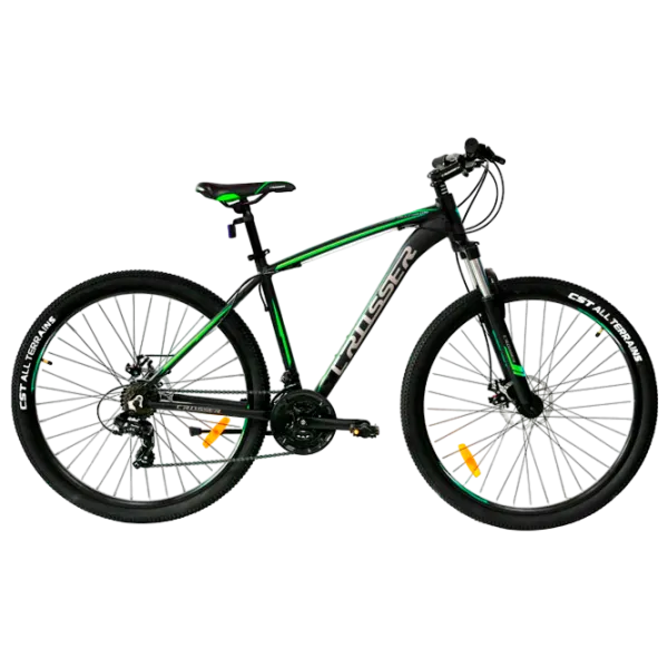 Bicicletă Crosser INSPIRON 29" 19" Aluminiu/ Green Black photo 1