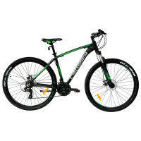 Велосипед Crosser INSPIRON 29" 19" Алюминий/ Зелёный Черный