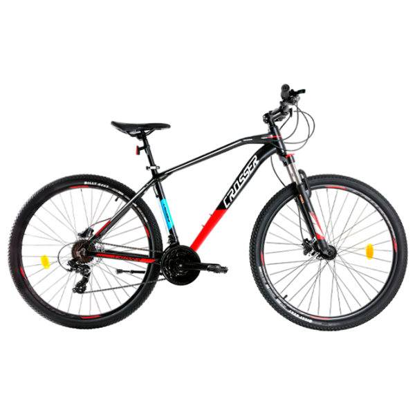 Bicicletă Crosser JAZZZ EF51 21S 29" 17" Aluminiu/ Red Black photo 1 Bicicletă Crosser JAZZZ EF51 21S 29" 17" Aluminiu/ Red Black photo 1