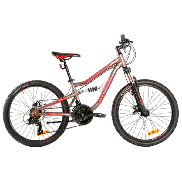 Bicicletă Crosser Legion 26" 14" (26-031-21-14) Aluminiu/ Red Silver photo 1 Bicicletă Crosser Legion 26" 14" (26-031-21-14) Aluminiu/ Red Silver photo 1