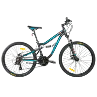 Велосипед Crosser Legion 24" 14" Алюминий/ Синий Черный