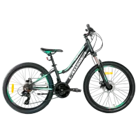 Bicicletă Crosser Levin 24" 12" Aluminiu/ Green Black