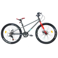 Велосипед Crosser Kids Bike 24" Алюминий/ Серый Красный