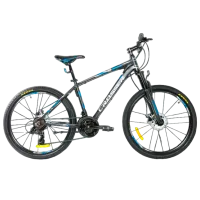 Велосипед Crosser RALLY 26" 17" Алюминий/ Зелёный Черный