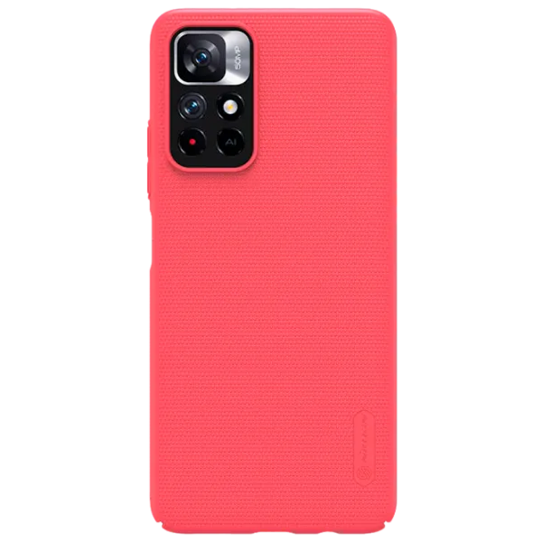 Чехол для смартфона Xiaomi Redmi Note 11 4G Nillkin/ Back/ Пластик/ Полиуретан/ Bright Красный photo 1 Чехол для смартфона Xiaomi Redmi Note 11 4G Nillkin/ Back/ Пластик/ Полиуретан/ Bright Красный photo 1