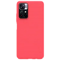 Husă pentru smartphone Xiaomi Redmi Note 11 4G Nillkin/ Back/ Plastic/ Poliuretan/ Bright Red