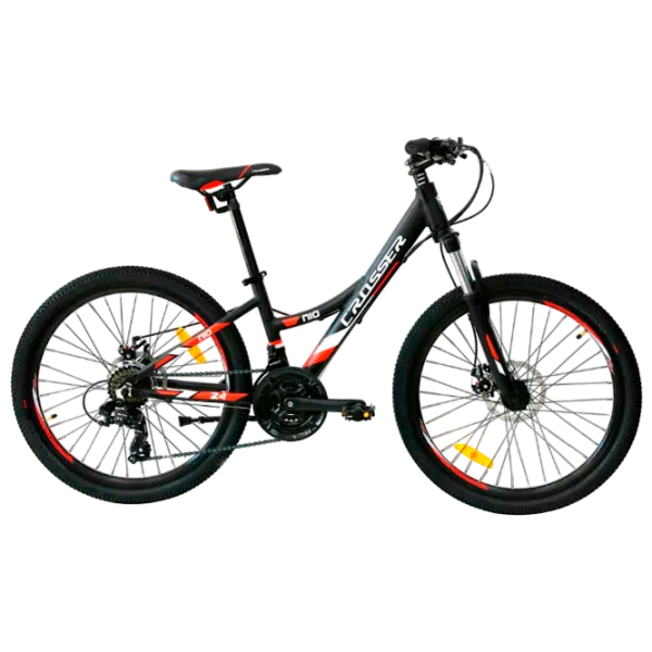 Велосипед Crosser Stels Nio 24" 12.5" Алюминий/ Черный Красный photo 1 Велосипед Crosser Stels Nio 24" 12.5" Алюминий/ Черный Красный photo 1