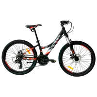 Bicicletă Crosser Stels Nio 24" 12.5" Aluminiu/ Black Red