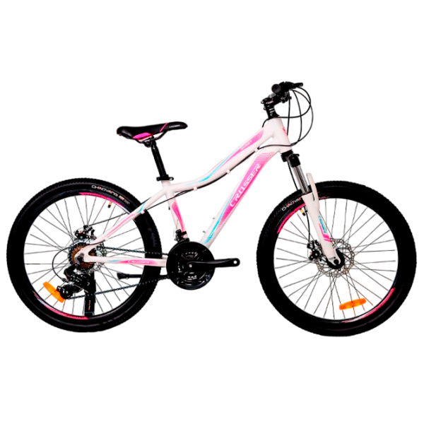 Bicicletă Crosser SWEET 24" 14" Aluminiu/ White Pink photo 1 Bicicletă Crosser SWEET 24" 14" Aluminiu/ White Pink photo 1