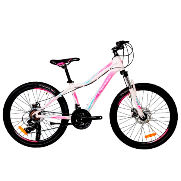 Bicicletă Crosser SWEET 26" 16" Aluminiu/ White Pink photo 1 Bicicletă Crosser SWEET 26" 16" Aluminiu/ White Pink photo 1