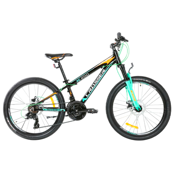Bicicletă Crosser XC-200 24" 11.8" Aluminiu/ Green Black photo 1 Bicicletă Crosser XC-200 24" 11.8" Aluminiu/ Green Black photo 1