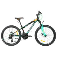 Bicicletă Crosser XC-200 24" 11.8" Aluminiu/ Green Black