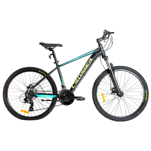 Велосипед Crosser Ultra 26" 16.9" Алюминий/ Черный Желтый photo 1
