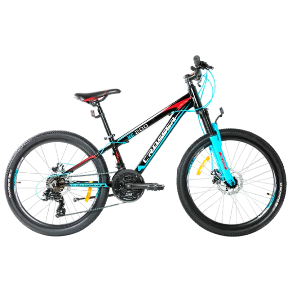 Bicicletă Crosser XC-200 24" 11.8" Aluminiu/ Blue Black photo 1