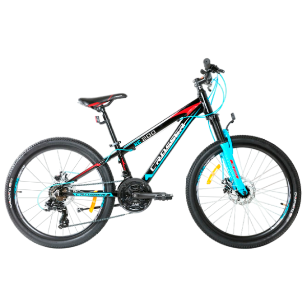 Bicicletă Crosser XC-200 24" 11.8" Aluminiu/ Blue Black photo 1