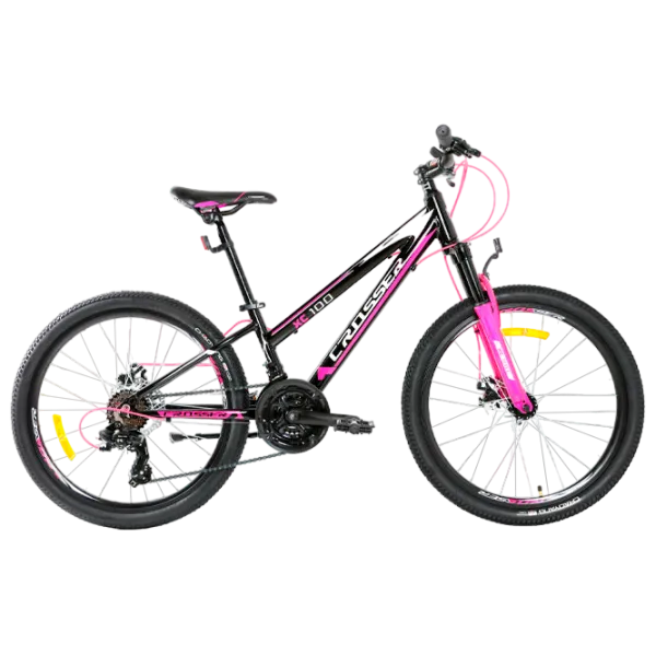 Bicicletă Crosser XC-100 24" 11.8" Aluminiu/ Black Pink photo 1
