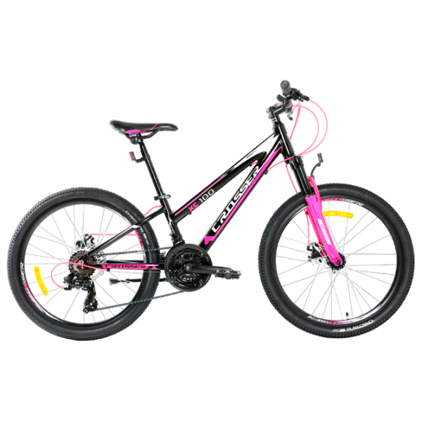 Bicicletă Crosser XC-100 24" 11.8" Aluminiu/ Black Pink photo 1
