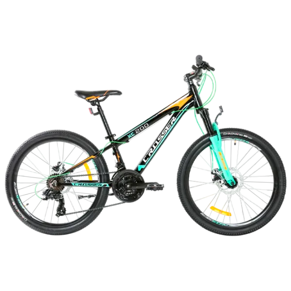 Bicicletă Crosser XC-200 26" 16.9" Aluminiu/ Green Black photo 1 Bicicletă Crosser XC-200 26" 16.9" Aluminiu/ Green Black photo 1
