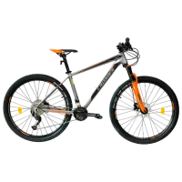 Велосипед Crosser MT-042 29" 19" Алюминий/ Оранжевый Серый