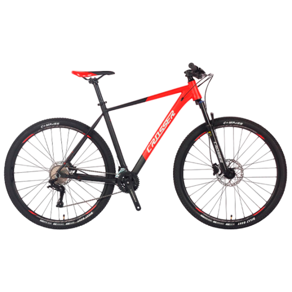 Bicicletă Crosser MT-041 29" 19" Aluminiu/ Red Black photo 1 Bicicletă Crosser MT-041 29" 19" Aluminiu/ Red Black photo 1
