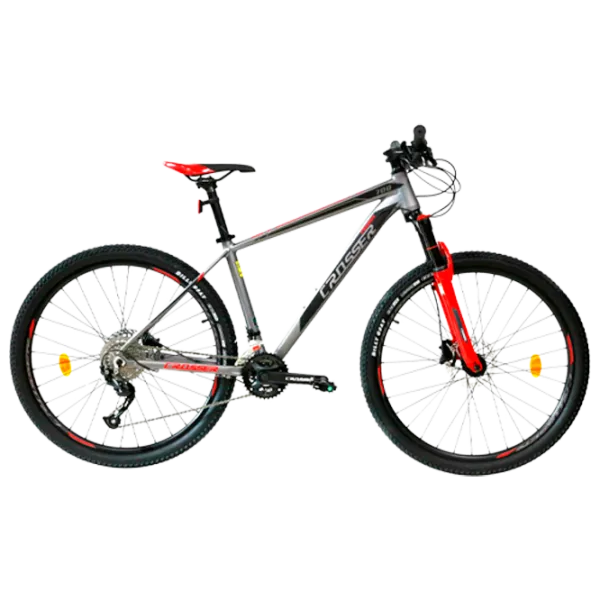 Bicicletă Crosser MT-042 27.5" 18" Aluminiu/ Red Gray photo 1 Bicicletă Crosser MT-042 27.5" 18" Aluminiu/ Red Gray photo 1