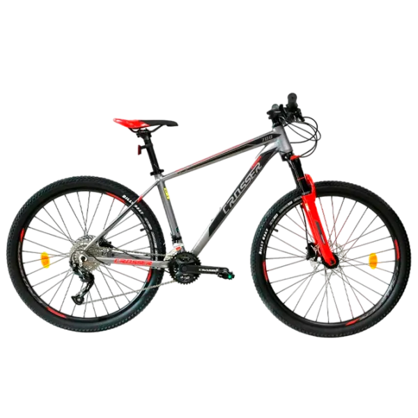 Bicicletă Crosser MT-042 29" 19" Aluminiu/ Red Gray photo 1 Bicicletă Crosser MT-042 29" 19" Aluminiu/ Red Gray photo 1