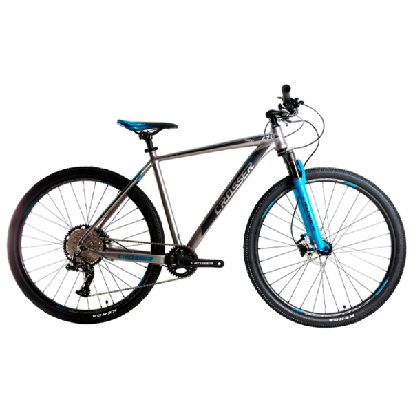 Велосипед Crosser SOLO 29" 19" Алюминий/ Синий Серый photo 1 Велосипед Crosser SOLO 29" 19" Алюминий/ Синий Серый photo 1