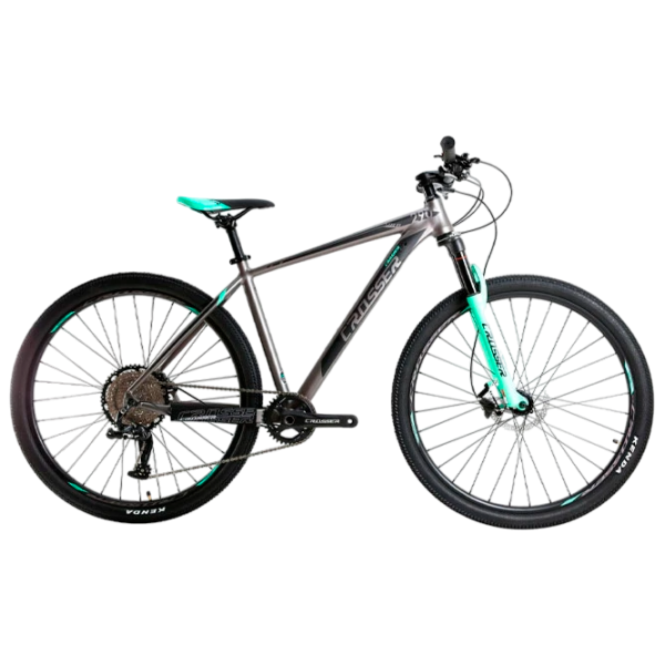 Велосипед Crosser SOLO 29" 21" Алюминий/ Зелёный Серый photo 1