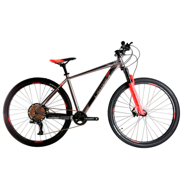 Велосипед Crosser SOLO 29" 21" Алюминий/ Серый Красный photo 1 Велосипед Crosser SOLO 29" 21" Алюминий/ Серый Красный photo 1