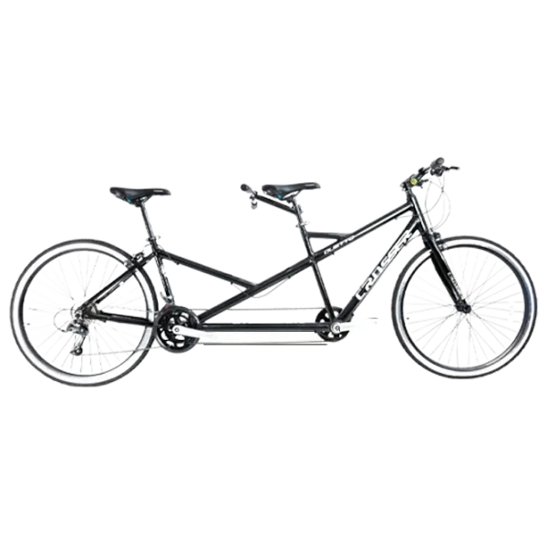 Bicicletă Crosser Tandem Duetto 20" 16" Aluminiu/ Black White photo 1