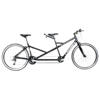Велосипед Crosser Tandem Duetto 20" 16" Алюминий/ Черный Белый