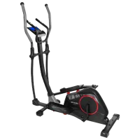 Эллиптический тренажер Spokey Alear+ Привод: Задний/ 130 кг/ Черный
