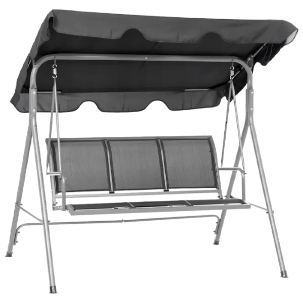 Leagăn de grădină FunFit Comfort (2856) Graphite/ 200 kg photo 1