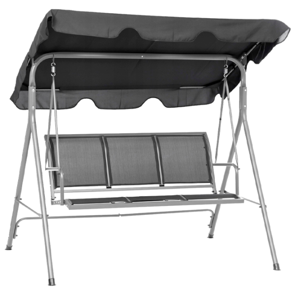 Leagăn de grădină FunFit Comfort (2856) Graphite/ 200 kg photo 1