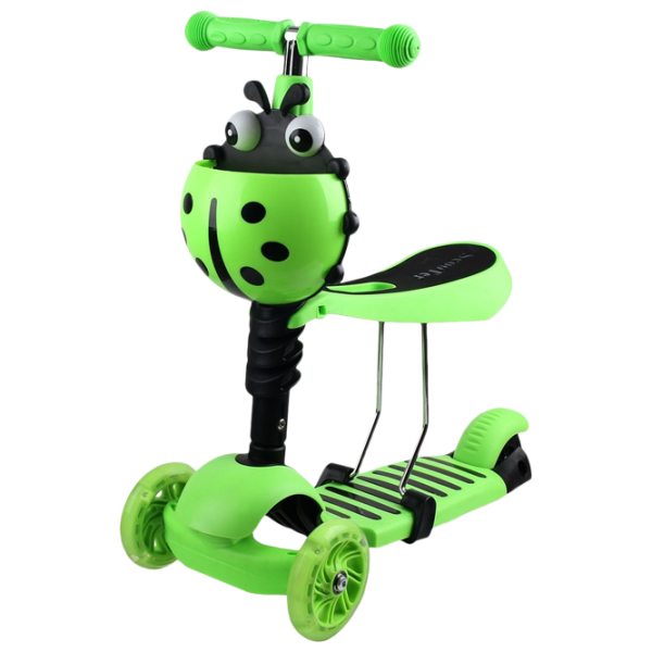 Trotinetă pentru copii cu trei roți Enero Balance 3 in 1 (1001680-001) 50 kg/ Green photo 1