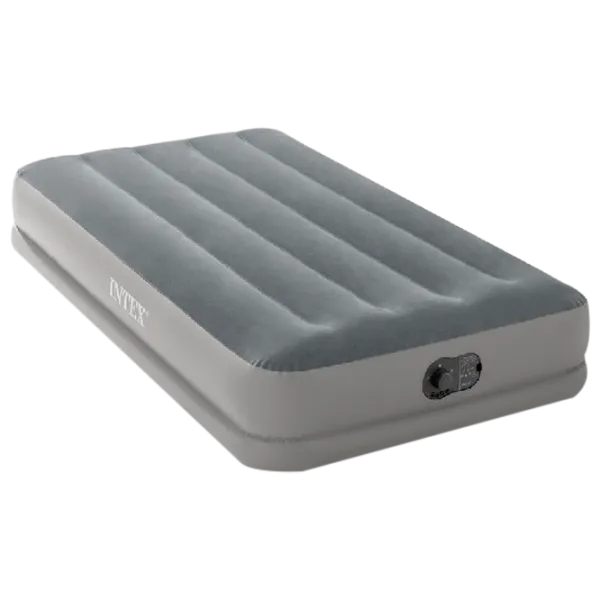 Надувная кровать Intex 64112 136 кг/ Серый photo 1 Надувная кровать Intex 64112 136 кг/ Серый photo 1