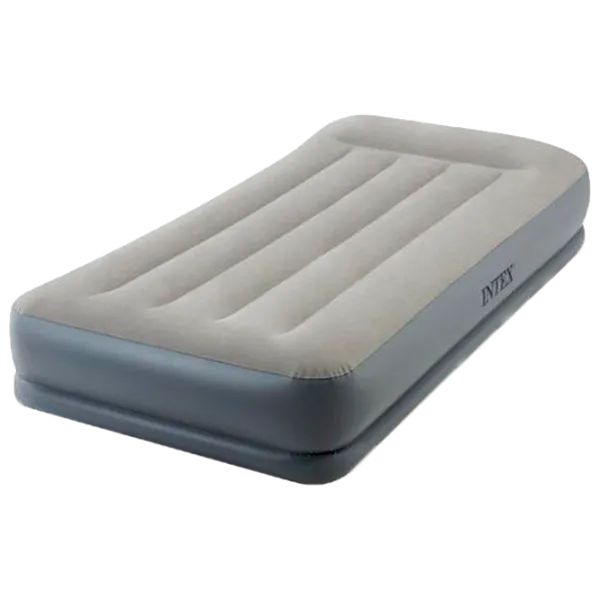 Надувная кровать Intex 64116 136 кг/ Серый photo 1