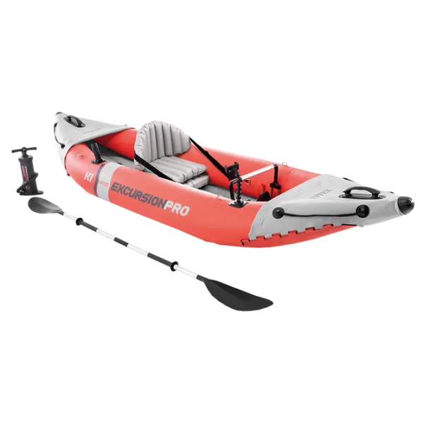 Надувная байдарка Intex Excursion PRO K1 (68303) Оранжевый Белый photo 1