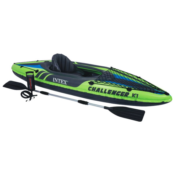 Надувная байдарка Intex Challenger K1 (68305) Зелёный Синий photo 1