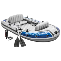 Barcă gonflabilă Intex Excursion 4 (68324) Gray Blue