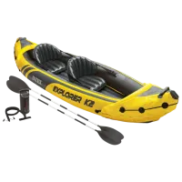 Caiac gonflabil Intex Explorer K2 (68307) Yellow Black