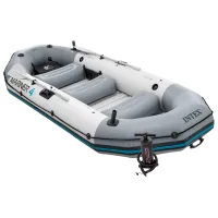 Надувная лодка Intex Mariner 4 (68376) Серый Белый