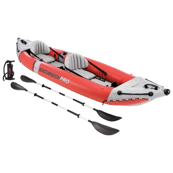 Надувная байдарка Intex Excursion PRO (68309) Оранжевый Белый photo 1 Надувная байдарка Intex Excursion PRO (68309) Оранжевый Белый photo 1