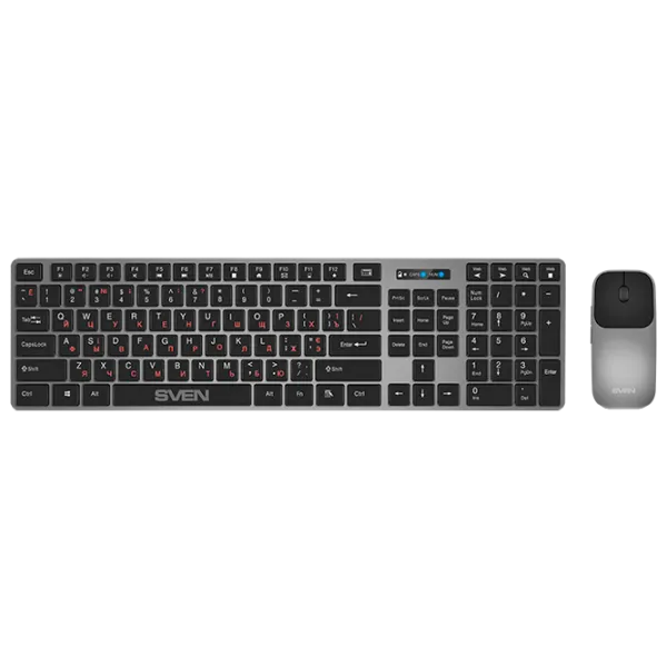 Tastatura & Mouse Sven KB-C3000W Fără fir/ Black photo 1