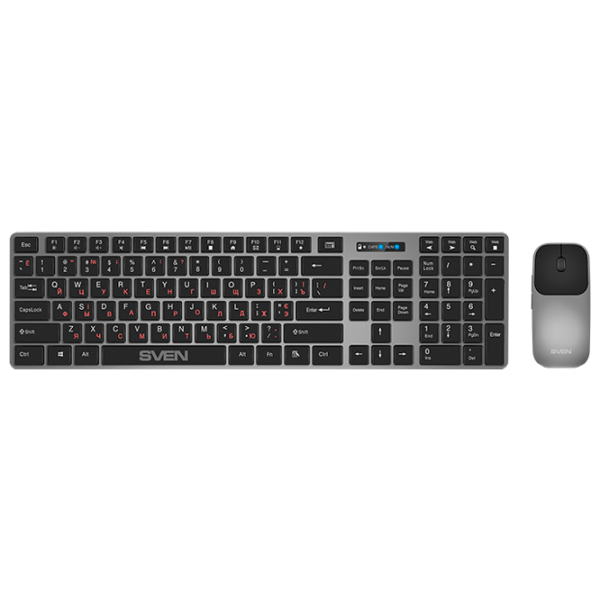 Tastatura & Mouse Sven KB-C3000W Fără fir/ Black photo 1