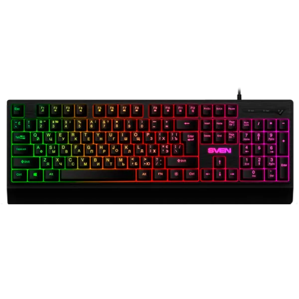 Клавиатура Sven KB-C7150EL Проводная/ Черный photo 1 Клавиатура Sven KB-C7150EL Проводная/ Черный photo 1