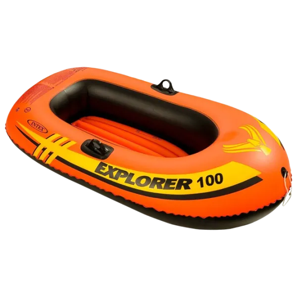 Надувная лодка Intex Explorer 100 (58329) Оранжевый Желтый photo 1